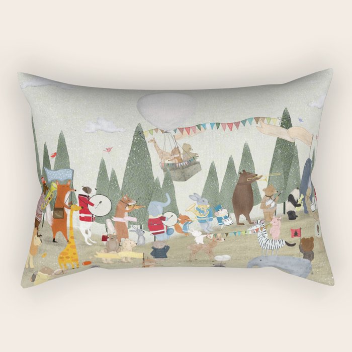 the great parade Rectangular Pillow Gallery Image 1