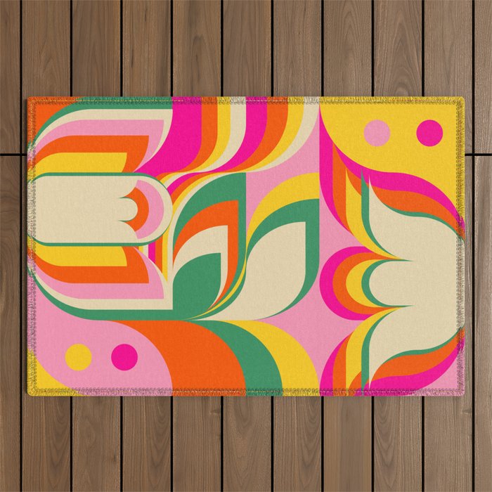 Lotus Outdoor Rug Gallery Image 1