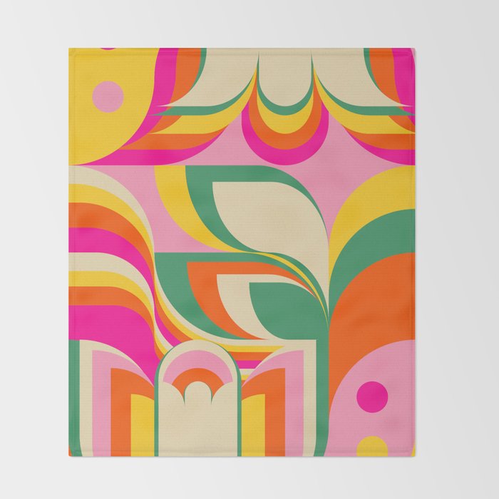 Lotus Throw Blanket Gallery Image 2