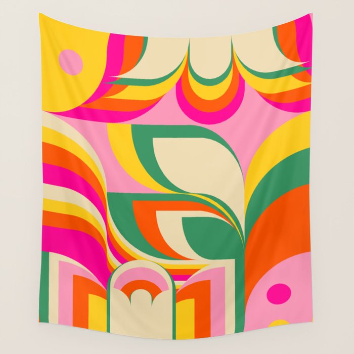 Lotus Wall Tapestry Gallery Image 4