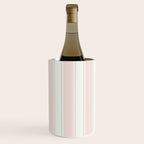 Vintage pastel pink stripes pattern Wine Chiller Gallery Image 2