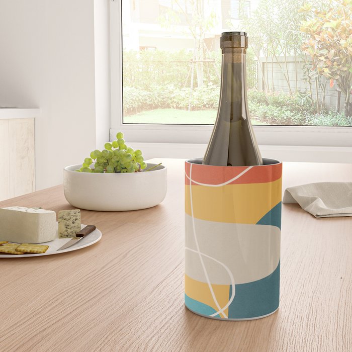 Minimal Colorful Abstract Shapes 3 Wine Chiller Gallery Image 4