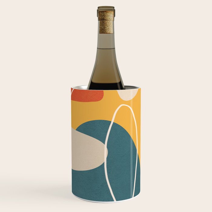 Minimal Colorful Abstract Shapes 3 Wine Chiller Gallery Image 3