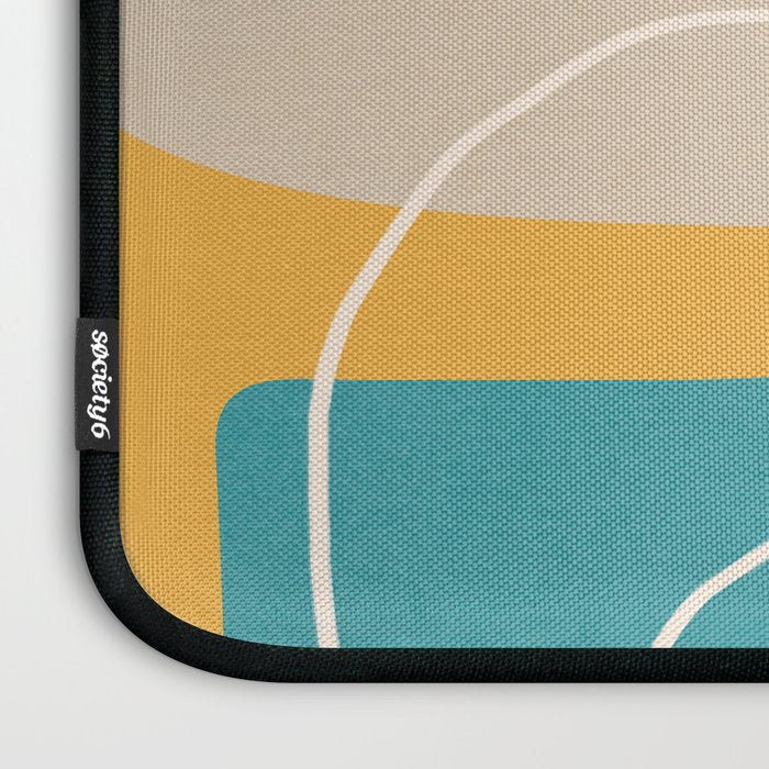 Minimal Colorful Abstract Shapes 3 Laptop Sleeve Gallery Image 3