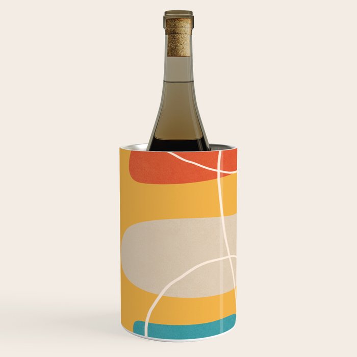 Minimal Colorful Abstract Shapes 3 Wine Chiller Gallery Image 2