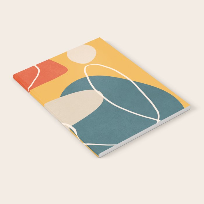 Minimal Colorful Abstract Shapes 3 Notebook Gallery Image 2