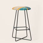 Minimal Colorful Abstract Shapes 3 Stool Gallery Image 1