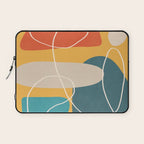 Minimal Colorful Abstract Shapes 3 Laptop Sleeve Gallery Image 1