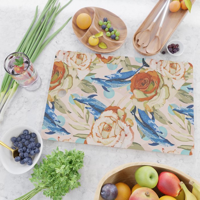 Dolphin Eternal Spring Charm Cutting Board Gallery Image 2