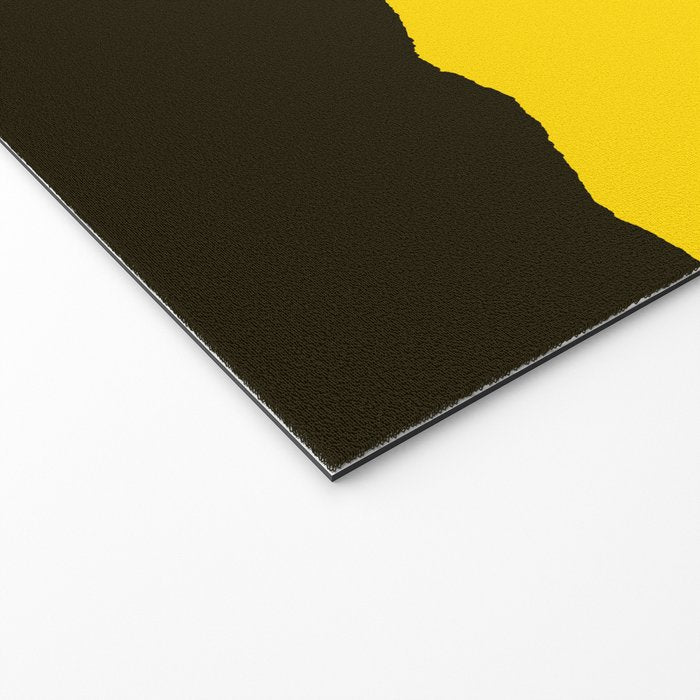 Colorful Parasol Black Yellow Background #decor #society6 #buyart Welcome Mat Gallery Image 2
