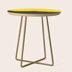 Colorful Parasol Black Yellow Background #decor #society6 #buyart Side Table Gallery Image 1