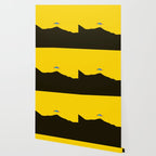 Colorful Parasol Black Yellow Background #decor #society6 #buyart Wallpaper Gallery Image 2