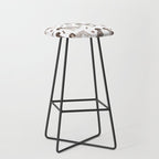 German Shorthaired Pointer Dog Paws and Bones White Stool Gallery Image 1