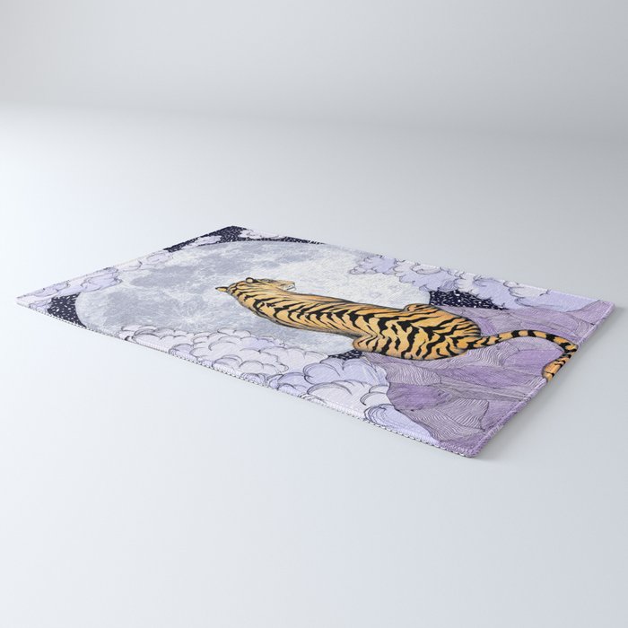 Tiger Moon | Colour Version Rug Gallery Image 3