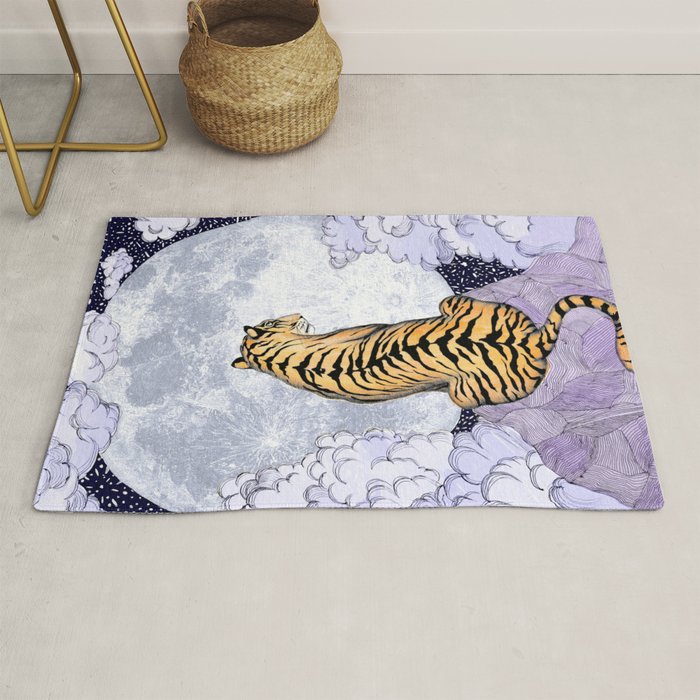 Tiger Moon | Colour Version Rug Gallery Image 1