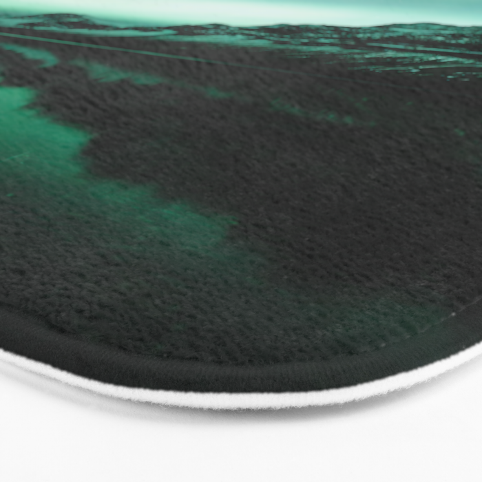 Auroras over Bow Lake, Banff Bath Mat Gallery Image 3