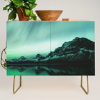 Auroras over Bow Lake, Banff Credenza Gallery Image 1