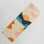 Colorful nature mountain landscape art Yoga Mat Gallery Image 1