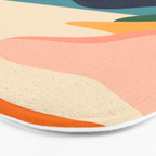 Colorful nature mountain landscape art Bath Mat Gallery Image 3
