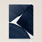 Minimalist Painting Blue II, Modern Abstract Stationery Card Gallery Image 2