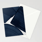 Minimalist Painting Blue II, Modern Abstract Stationery Card Gallery Image 2