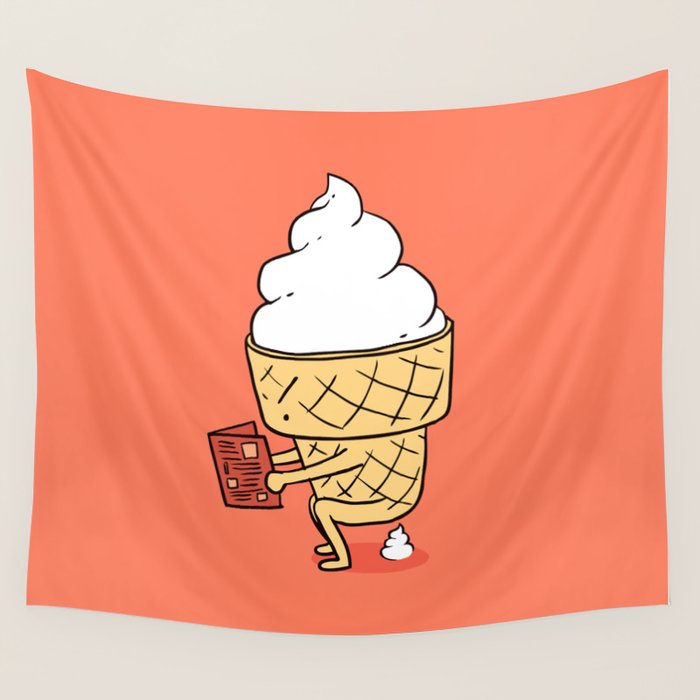 Everyone Poops by ilovedoodle Wall Tapestry Gallery Image 4