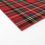 RED TARTAN â Royal Stewart inspired | Collection : Plaid âs not dead â Classic Punk Prints Welcome Mat Gallery Image 2