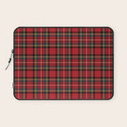 RED TARTAN â Royal Stewart inspired | Collection : Plaid âs not dead â Classic Punk Prints Laptop Sleeve Gallery Image 1