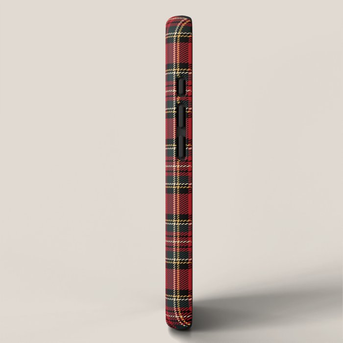 RED TARTAN â Royal Stewart inspired | Collection : Plaid âs not dead â Classic Punk Prints iPhone Case Gallery Image 2