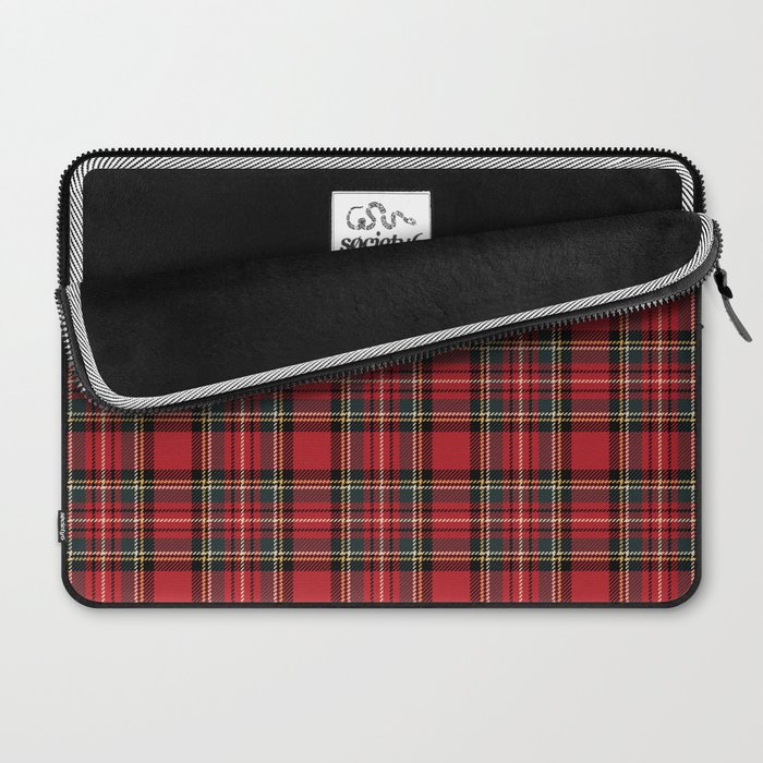 RED TARTAN â Royal Stewart inspired | Collection : Plaid âs not dead â Classic Punk Prints Laptop Sleeve Gallery Image 2