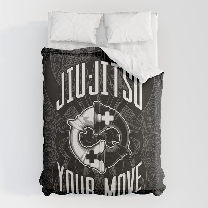 Brazilian Jiu-jitsu Chess Kings Duvet Cover Gallery Image 6