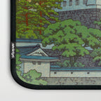 Kawase Hasui Vintage Japanese Woodblock Print Himeji Castle Laptop Sleeve Gallery Image 3