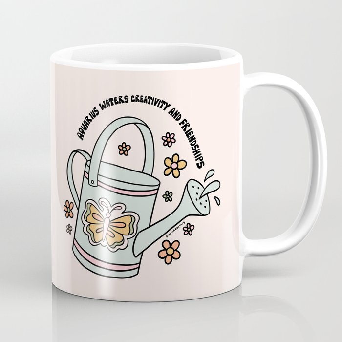 Aquarius Watering Can Coffee Mug Gallery Image 1