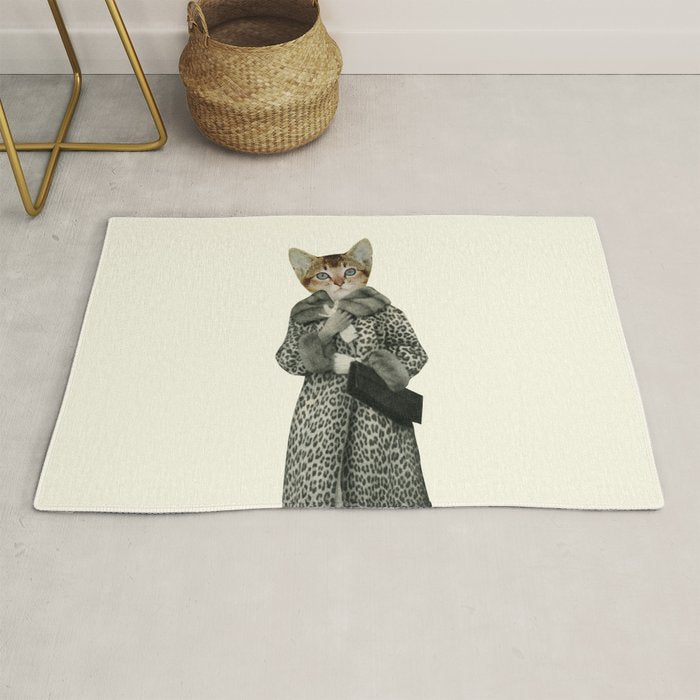 Kitten Dressed as Cat Rug Gallery Image 1