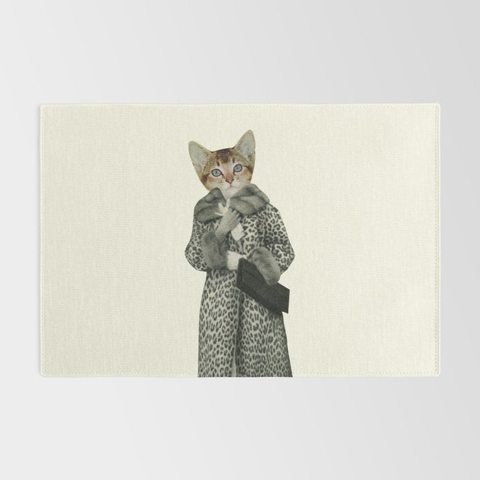 Kitten Dressed as Cat Rug Gallery Image 2