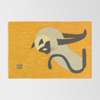 Asai Kiyoshi Japanese Woodblock Siamese Cat Midcounty Modern Art Rug Gallery Image 2