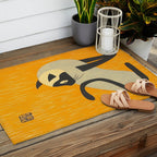 Asai Kiyoshi Japanese Woodblock Siamese Cat Midcounty Modern Art Outdoor Rug Gallery Image 2