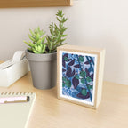 In Season in Blue Raspberry & Teal Mini Art Print Gallery Image 2
