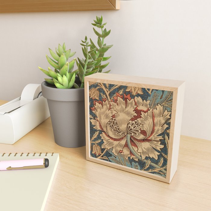 William Morris Honeysuckle Floral Mini Art Print Gallery Image 2