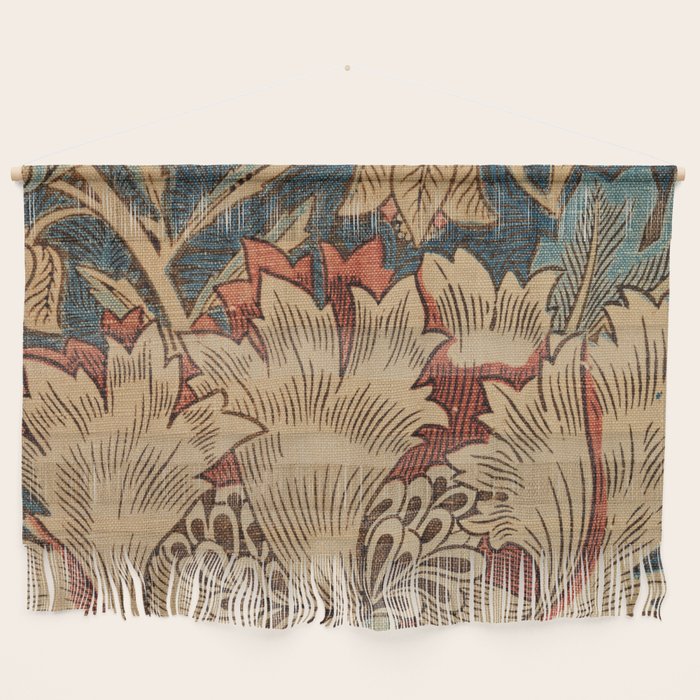 William Morris Honeysuckle Floral Wall Hanging Gallery Image 1