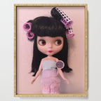 blythe in curlers Serving Tray Gallery Image 1