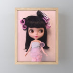 blythe in curlers Mini Art Print Gallery Image 1