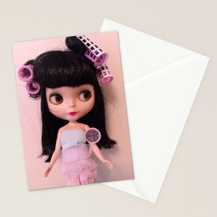 blythe in curlers Stationery Card Gallery Image 2