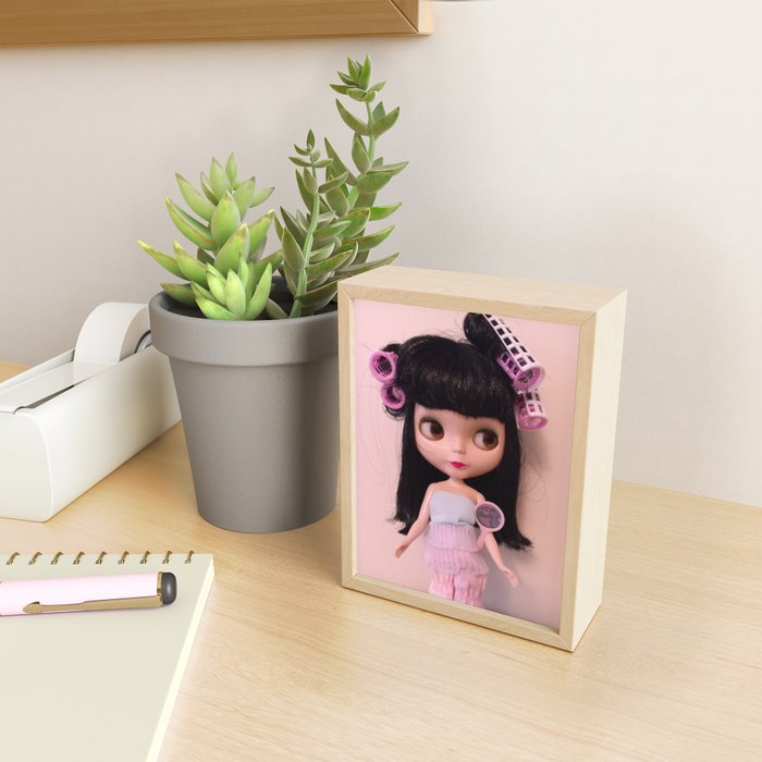 blythe in curlers Mini Art Print Gallery Image 2
