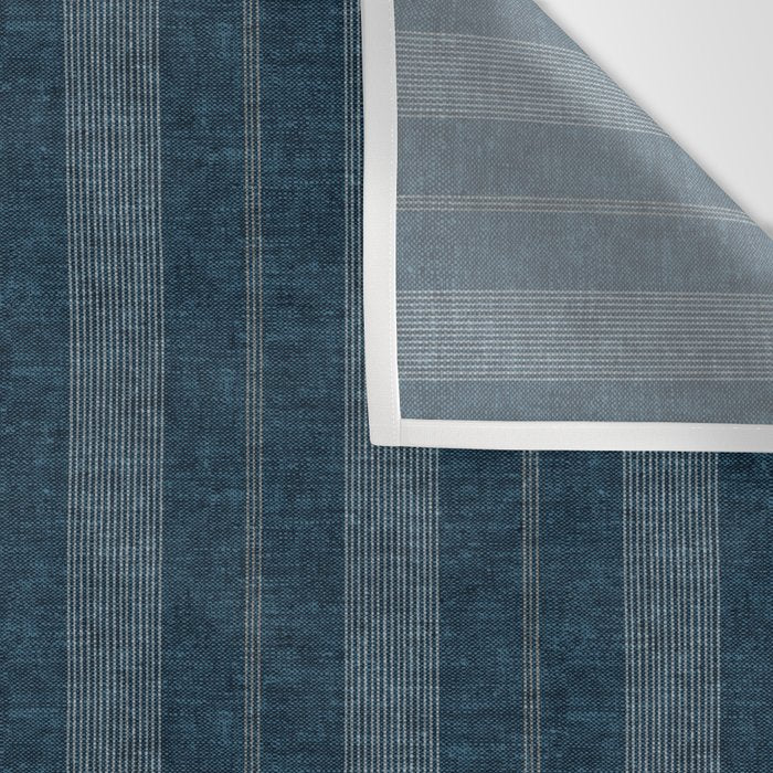 ivy stripes - navy blue Wall Tapestry Gallery Image 3