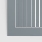 Minimal Arch XLVII Neutral Grey Blue Modern Geometric Lines Poster Gallery Image 3