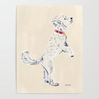 White Poodle  Poster Gallery Image 4