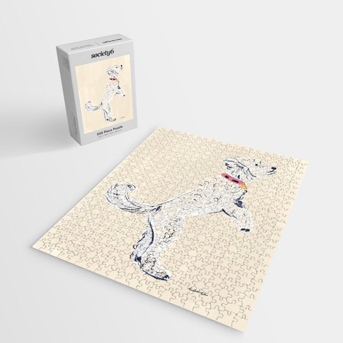 White Poodle  Jigsaw Puzzle Gallery Image 2