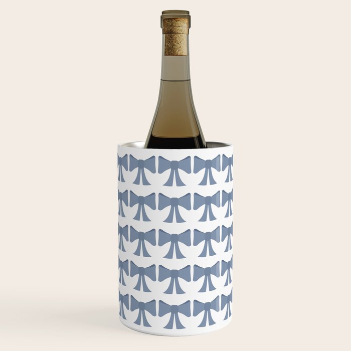 Vintage Bows VII Neutral Blue Wine Chiller Gallery Image 1