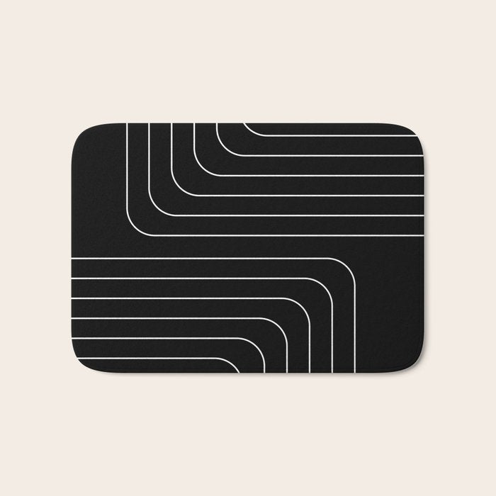Searching (black) Bath Mat Gallery Image 1
